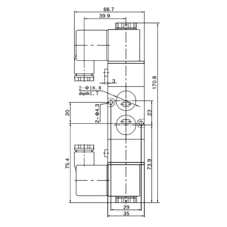 4M220-08-DC24V — распределитель, WAALPC