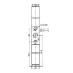 Распределитель с электромагнитным управлением Waalpc 4M220-06-AC220V — изображение 2