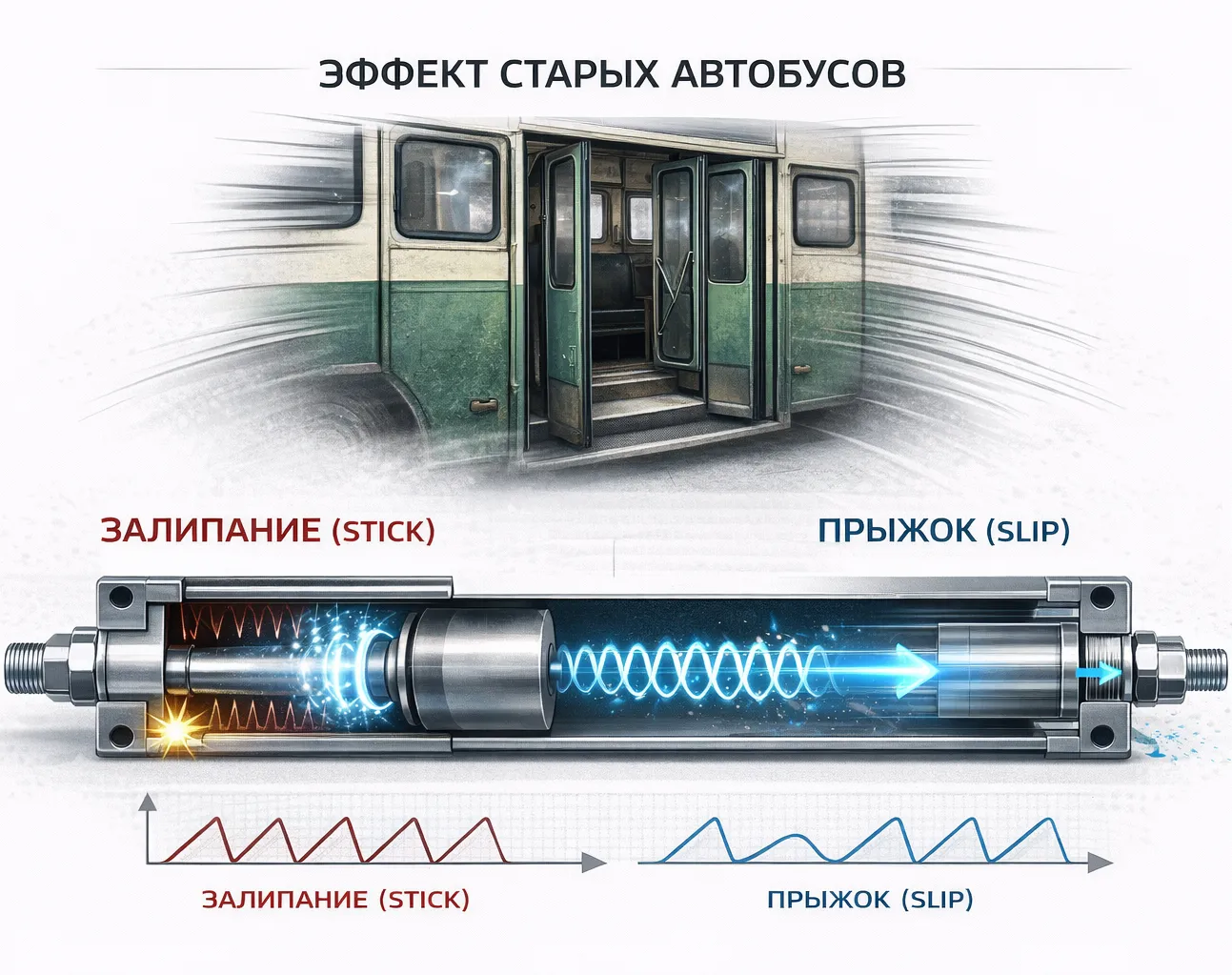 Дросселирование пневмоцилиндра