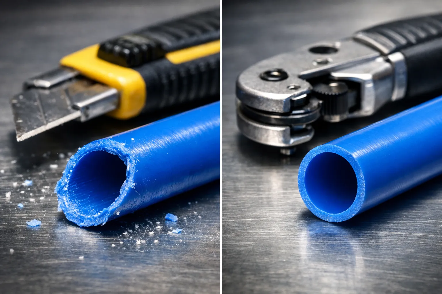 Труборез для пневмотрубки — правильный инструмент для монтажа