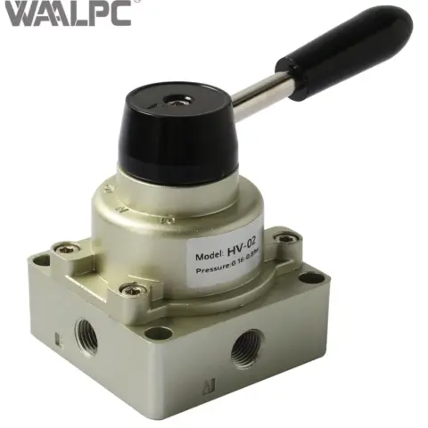 Запорный кран WAALPC HV — ручной шаровый, рукоятка 90°