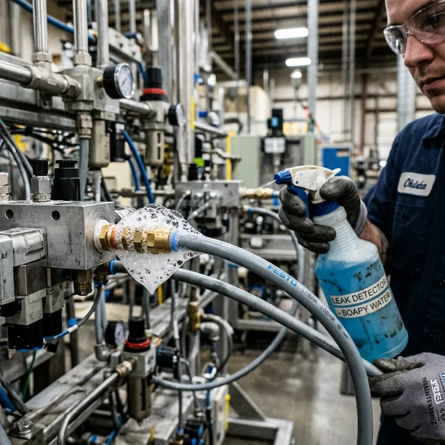 Утечки сжатого воздуха — поиск, расчёт потерь и устранение