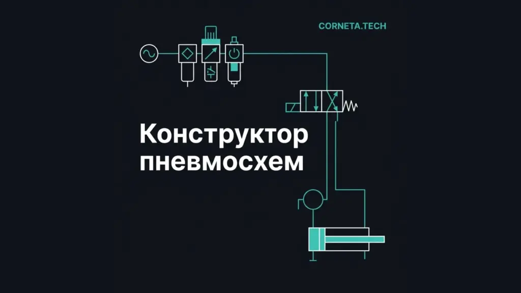 Как нарисовать пневмосхему онлайн: бесплатный конструктор