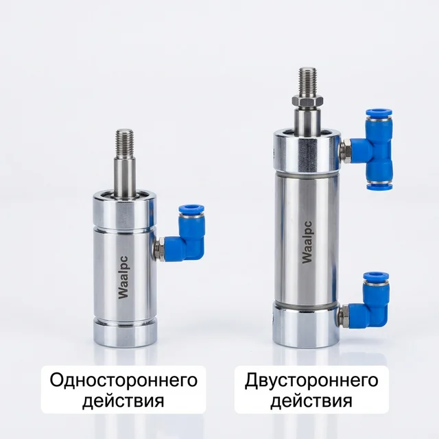 Цилиндры Waalpc одностороннего и двустороннего действия