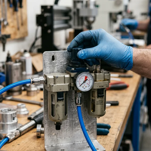 Настройка давления на блоке ФРЛ