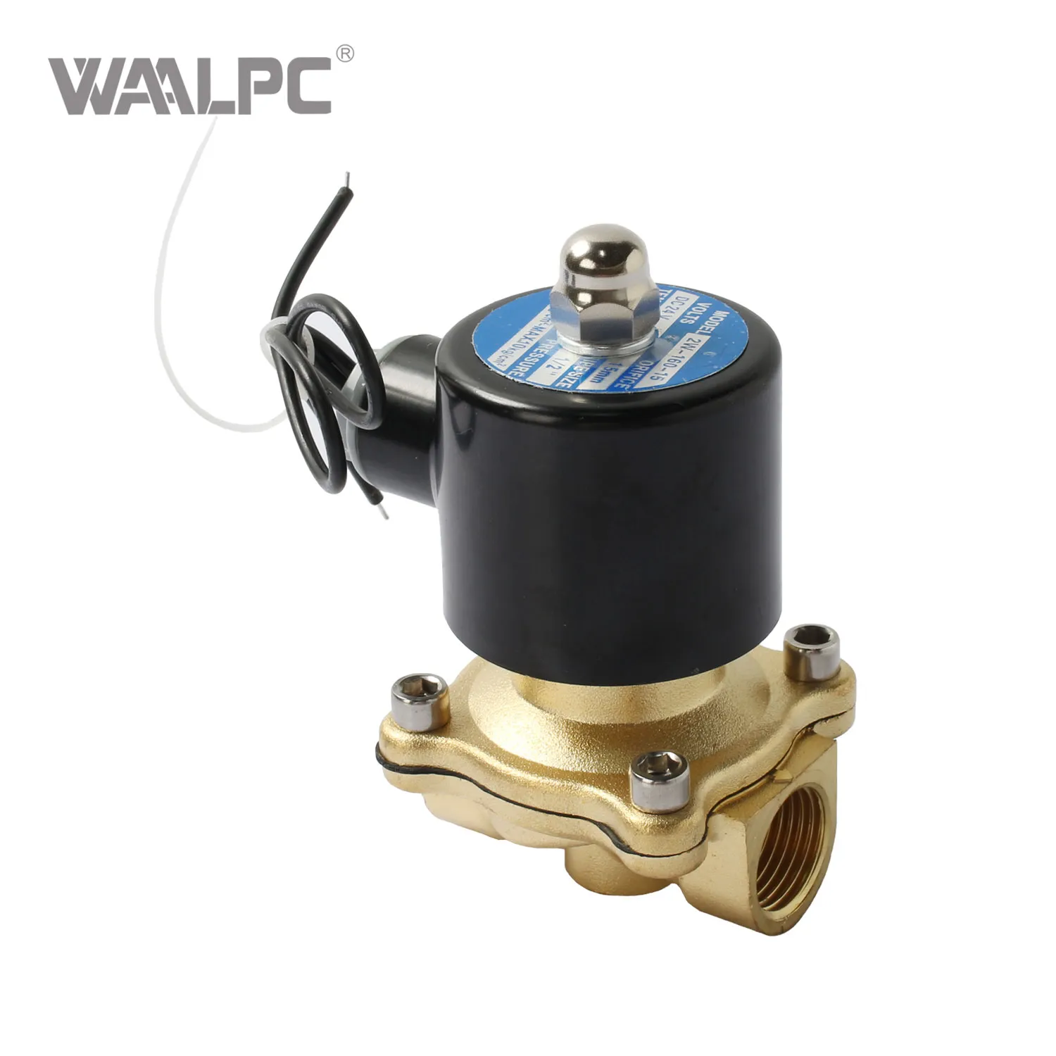 Соленоидный клапан WAALPC 2W160 — латунный, DN 16 мм