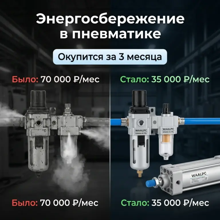 Экономия сжатого воздуха — 7 способов снизить затраты