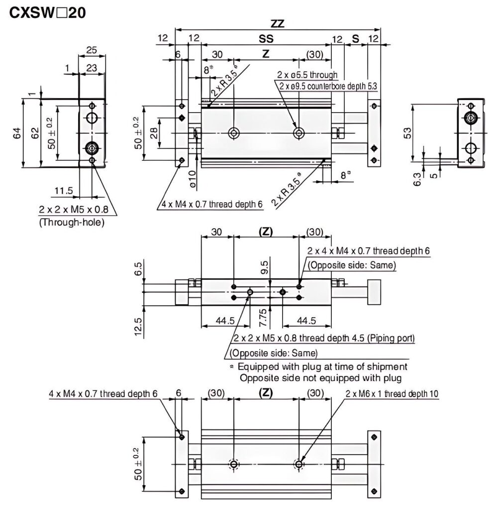CXW — внутренняя конструкция (вид 3)