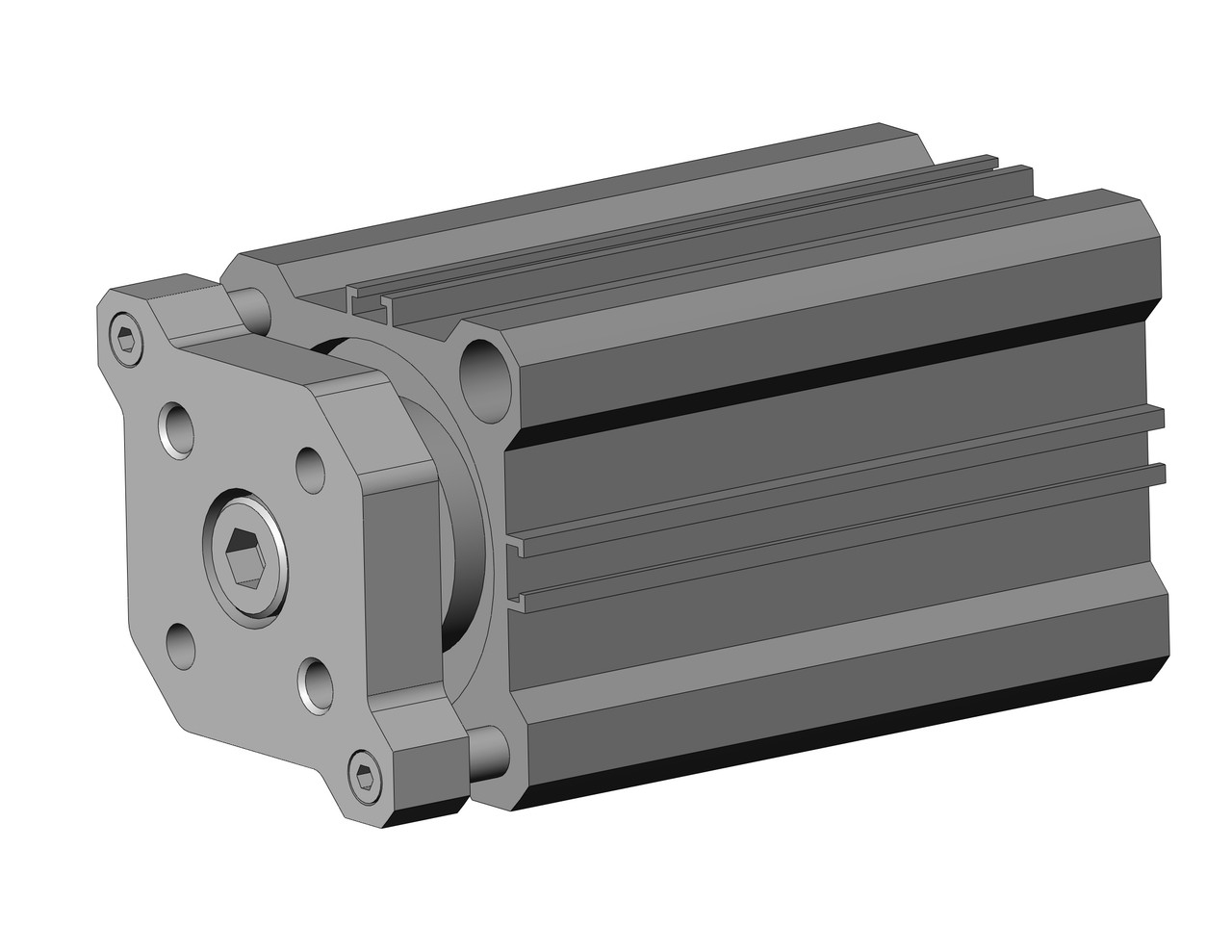 Пневмоцилиндр ADNGF-100-200-P, Ø100, ход 200 мм
