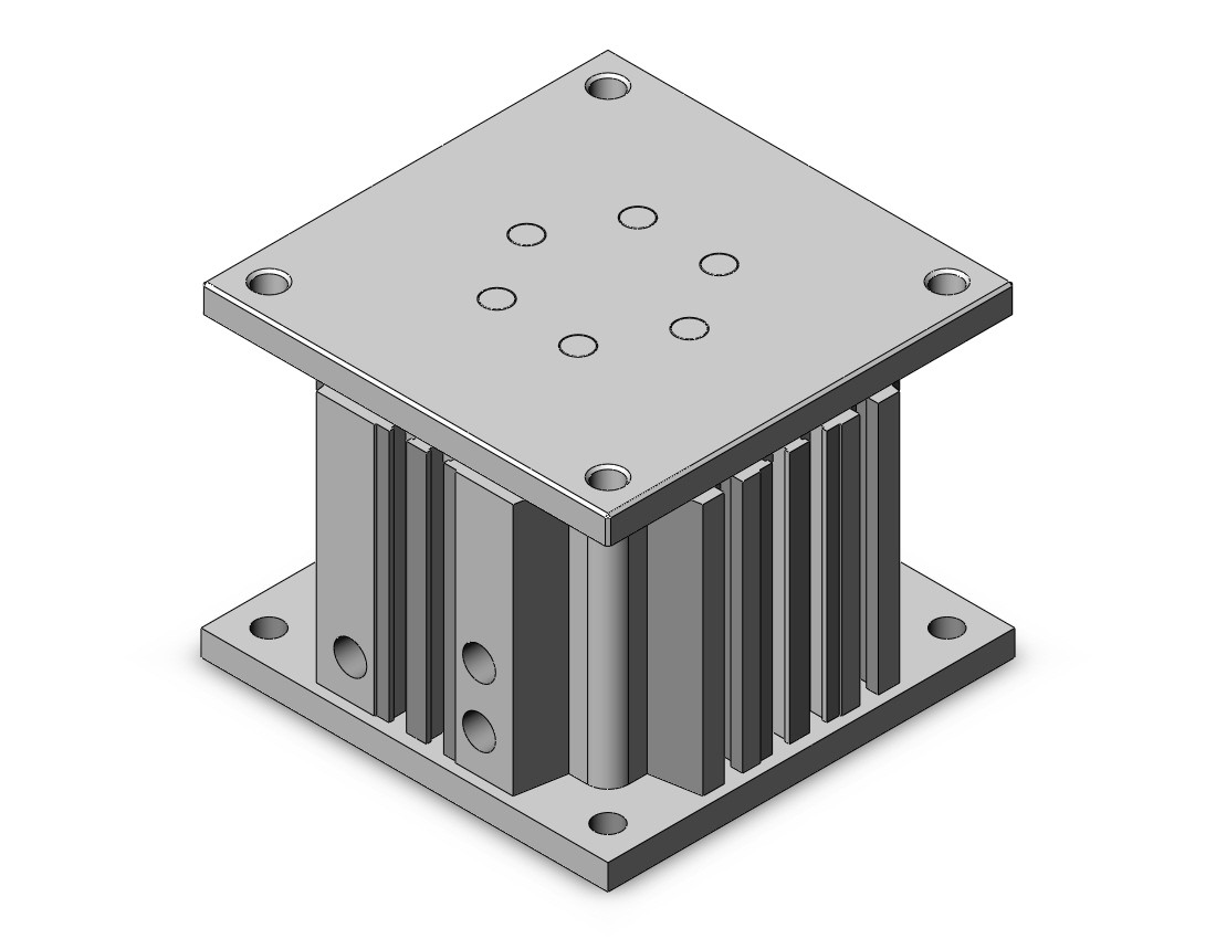 Пневмоцилиндр MGF-40-75, Ø40, ход 75 мм
