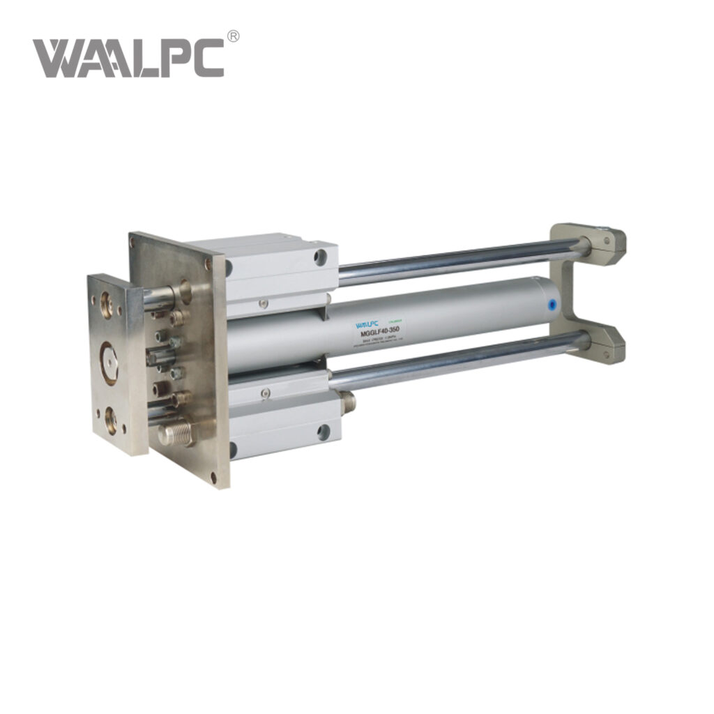 Пневмоцилиндр с направляющими MGG WAALPC MGG-{dia}-{stroke}