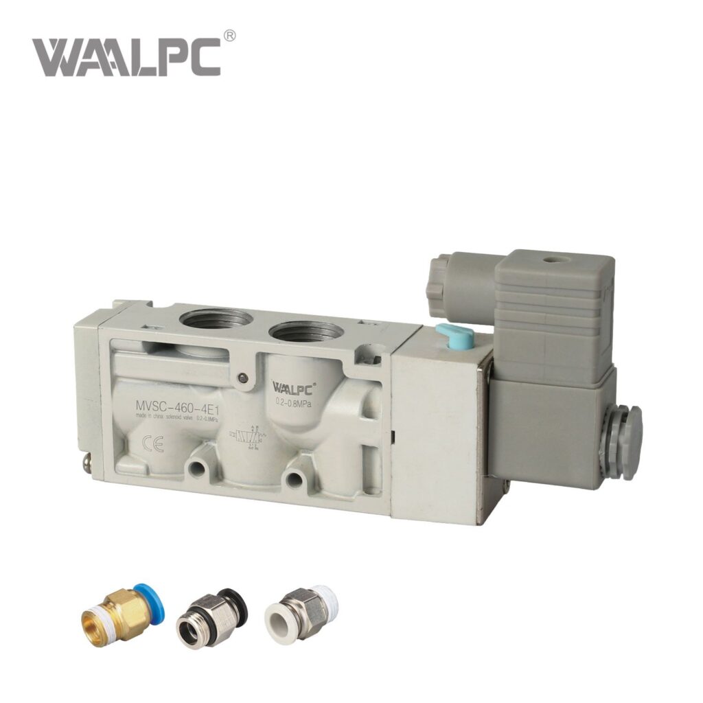 Распределитель электромагнитный 5/2 MVSC (Mindman-формат) WAALPC MVSC-220-4E1-DC24V