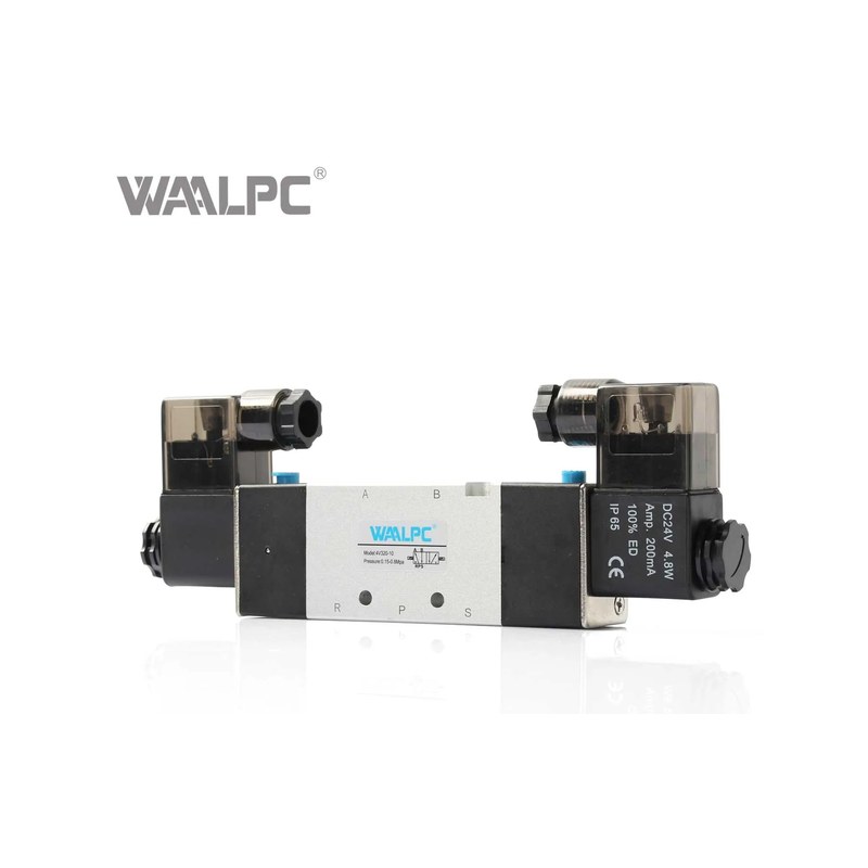 Распределитель электромагнитный 5/3 4V (центр-закр) WAALPC 4V-5-3