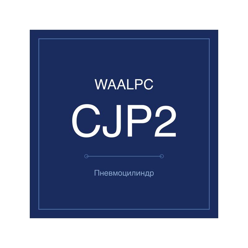 Пневмоцилиндр мини CJP2 WAALPC CJP2T-10-10