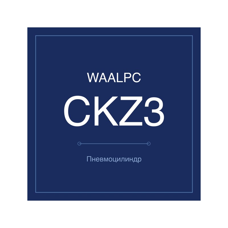 Зажимной пневмоцилиндр CKZ3 WAALPC CKZ3T-{dia}-{stroke}