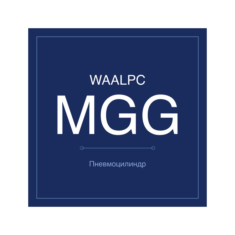 Пневмоцилиндр с направляющими MGG WAALPC MGG-20