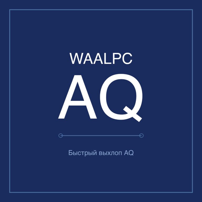 Клапаны быстрого выхлопа WAALPC AQ