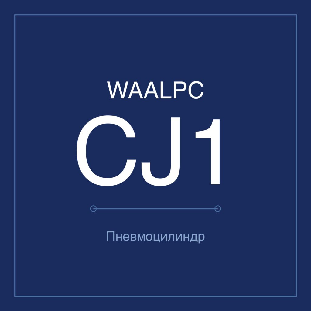 Пневмоцилиндр мини CJ1 — Ø4–4 мм, ход 5–20 мм WAALPC CJ1-4-10