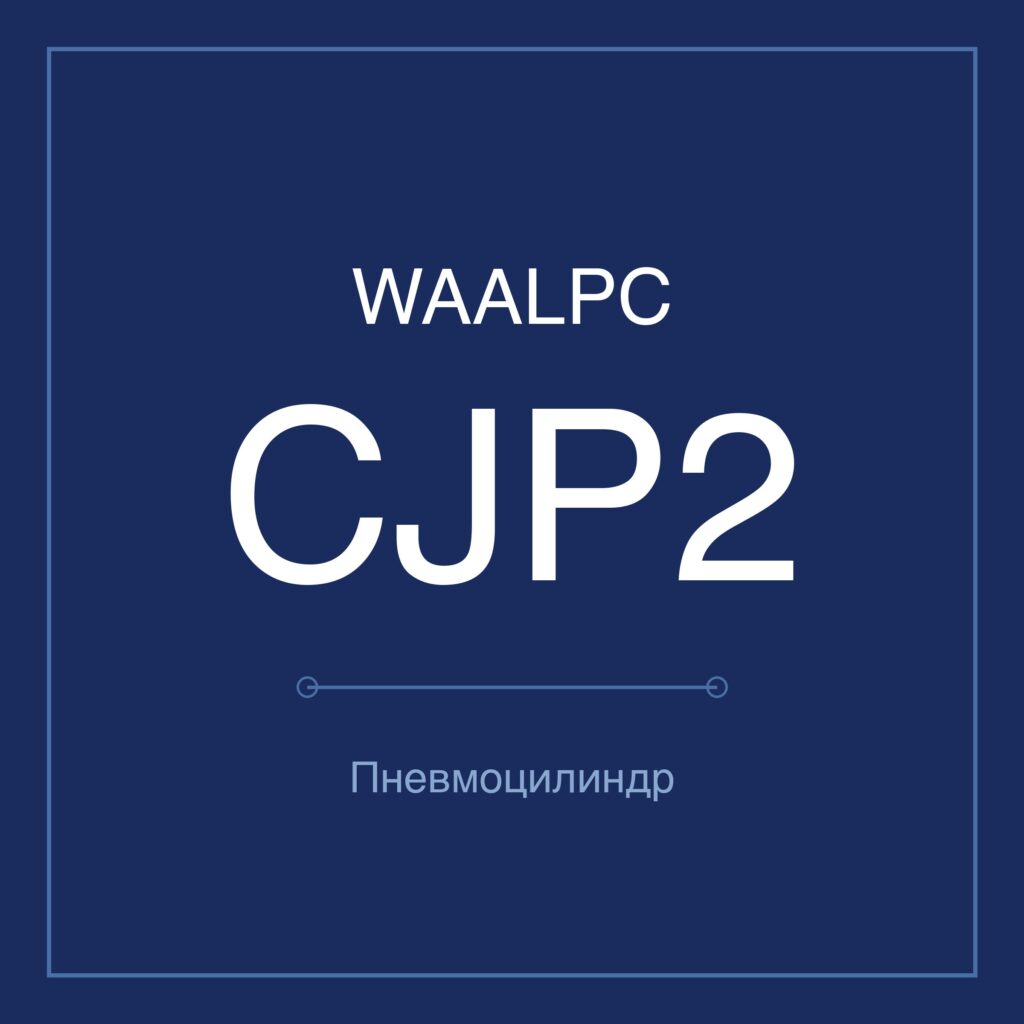 Пневмоцилиндр мини CJP2 — Ø6–15 мм, ход 5–15 мм WAALPC CJP2T-10-10