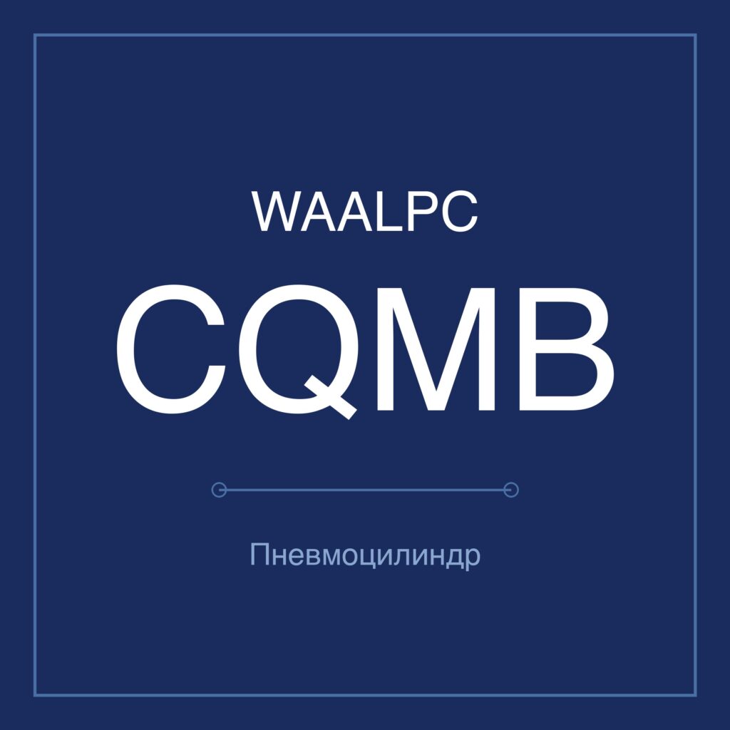 Пневмоцилиндр компактный CQMB — Ø12–100 мм, ход 5–100 мм WAALPC CQMB/TACQ-100-10