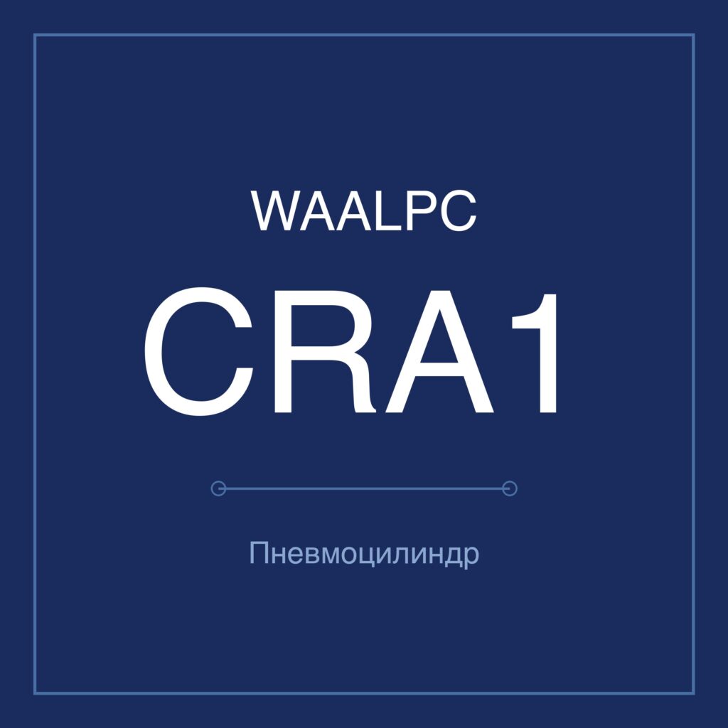 Пневмоцилиндр CRA1 — Ø30–100 мм WAALPC CRA1-100
