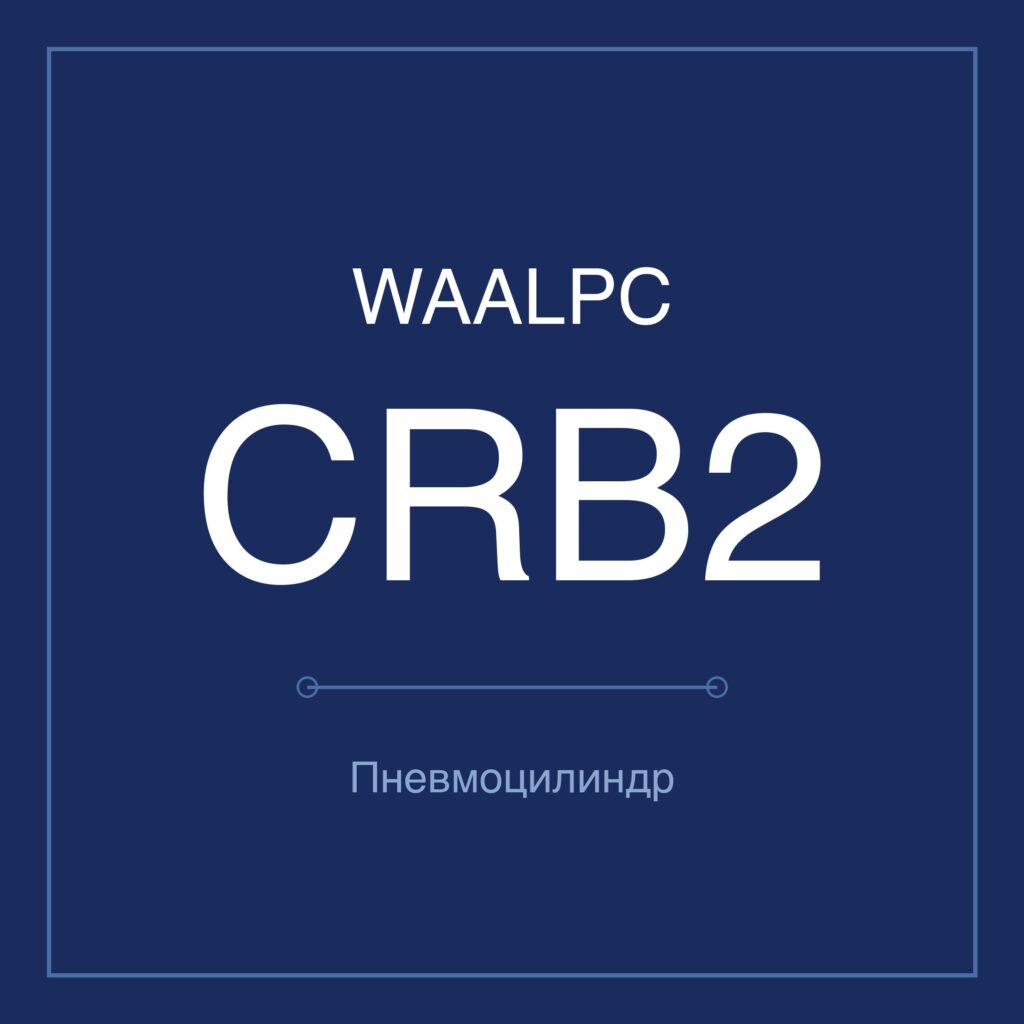 Поворотный пневмопривод CRB2 — Ø10–40 мм WAALPC CRB2BW-10
