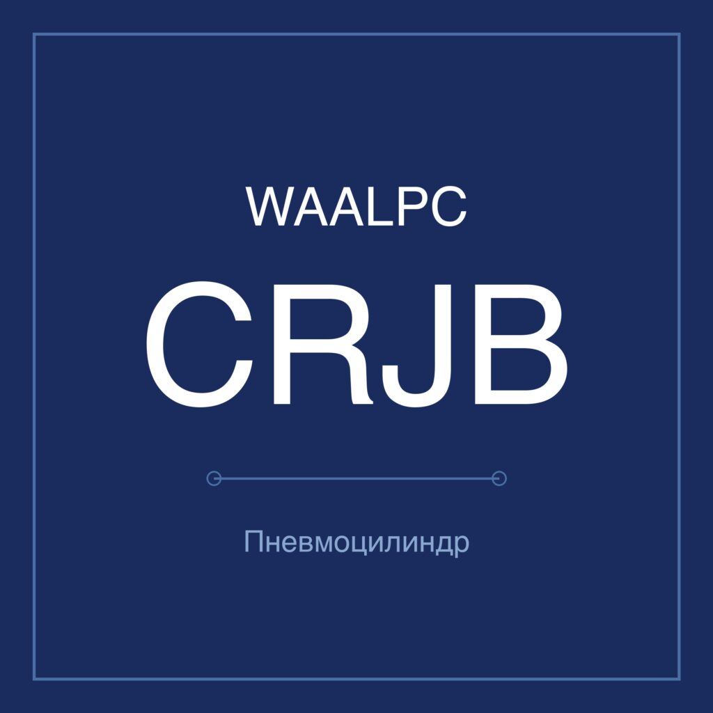 Поворотный пневмопривод CRJB — Ø1–5 мм WAALPC CRJB-05-180