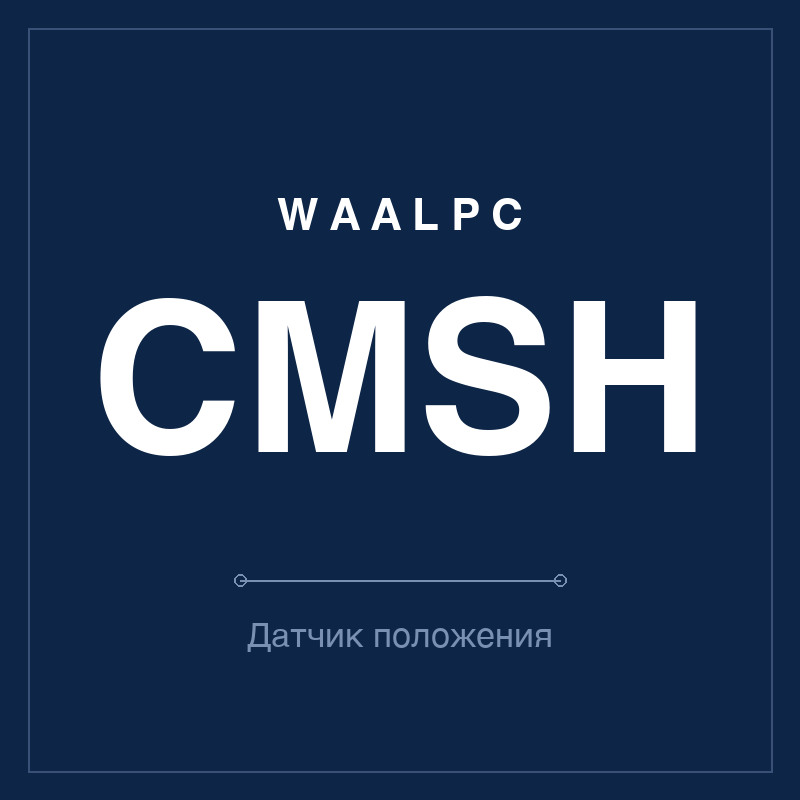 Датчик положения (геркон) CMSH WAALPC CMSH