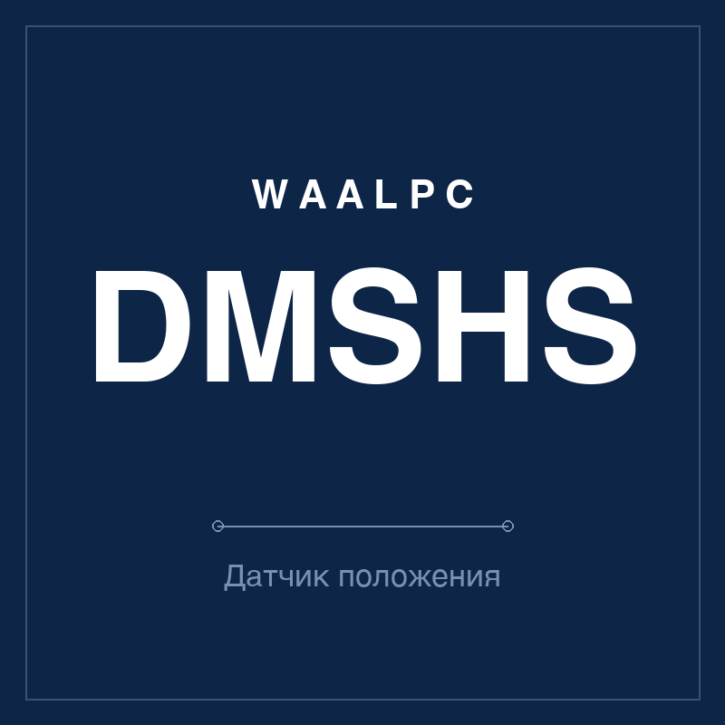 Датчик положения (геркон) DMSHS WAALPC DMSHS
