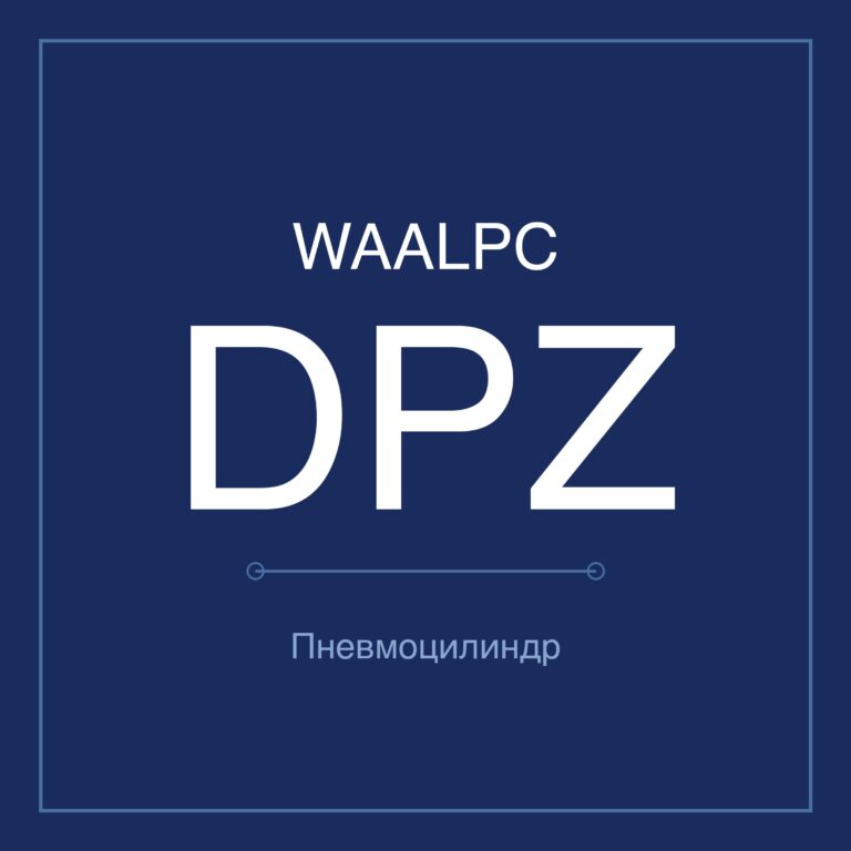 Пневмоцилиндр с двумя штоками DPZ — Ø10–32 мм, ход 10–100 мм