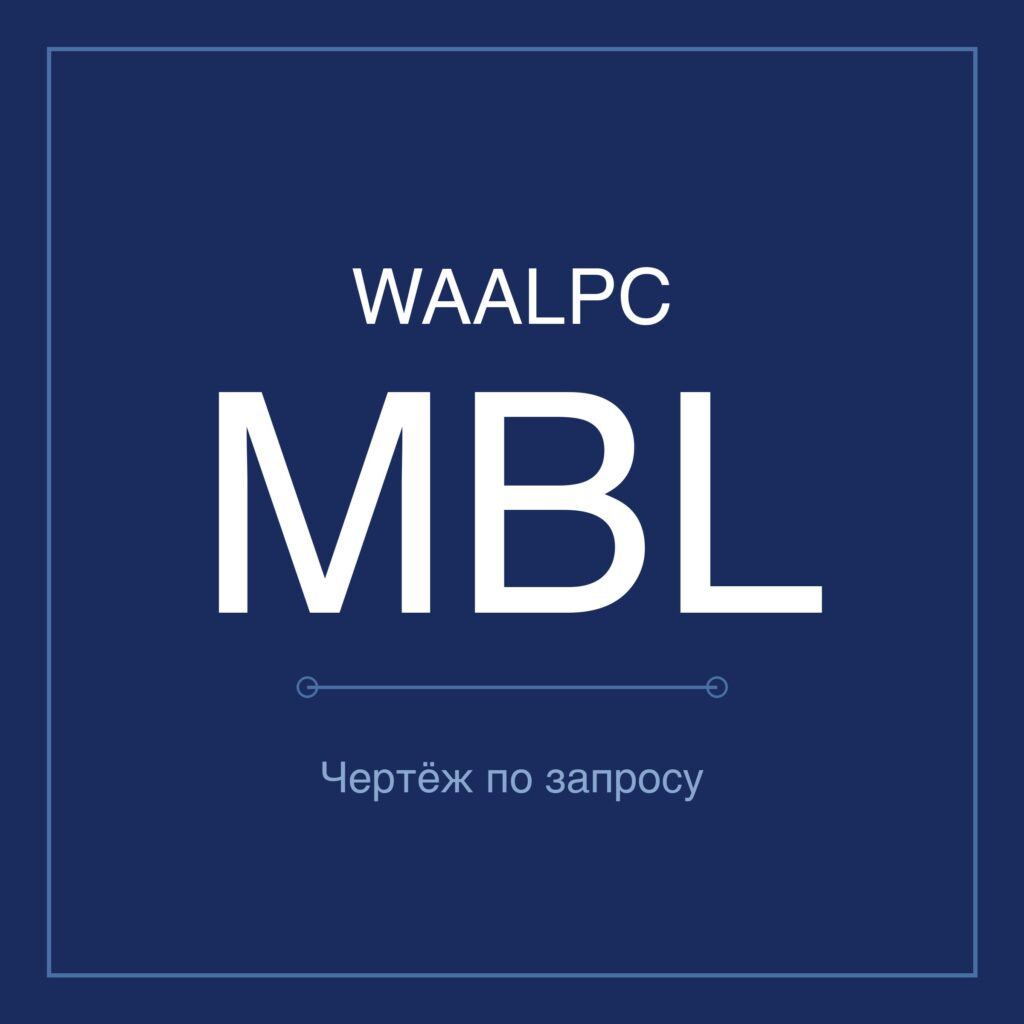 Пневмоцилиндр мини WAALPC MBL — Ø20–63 мм, ход 25–500 мм