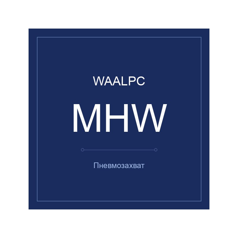 Пневмозахват MHW WAALPC MHW-D-20