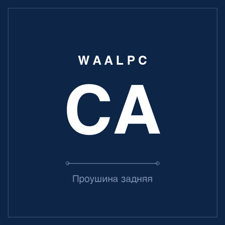 Проушина задняя (вилочная) CA