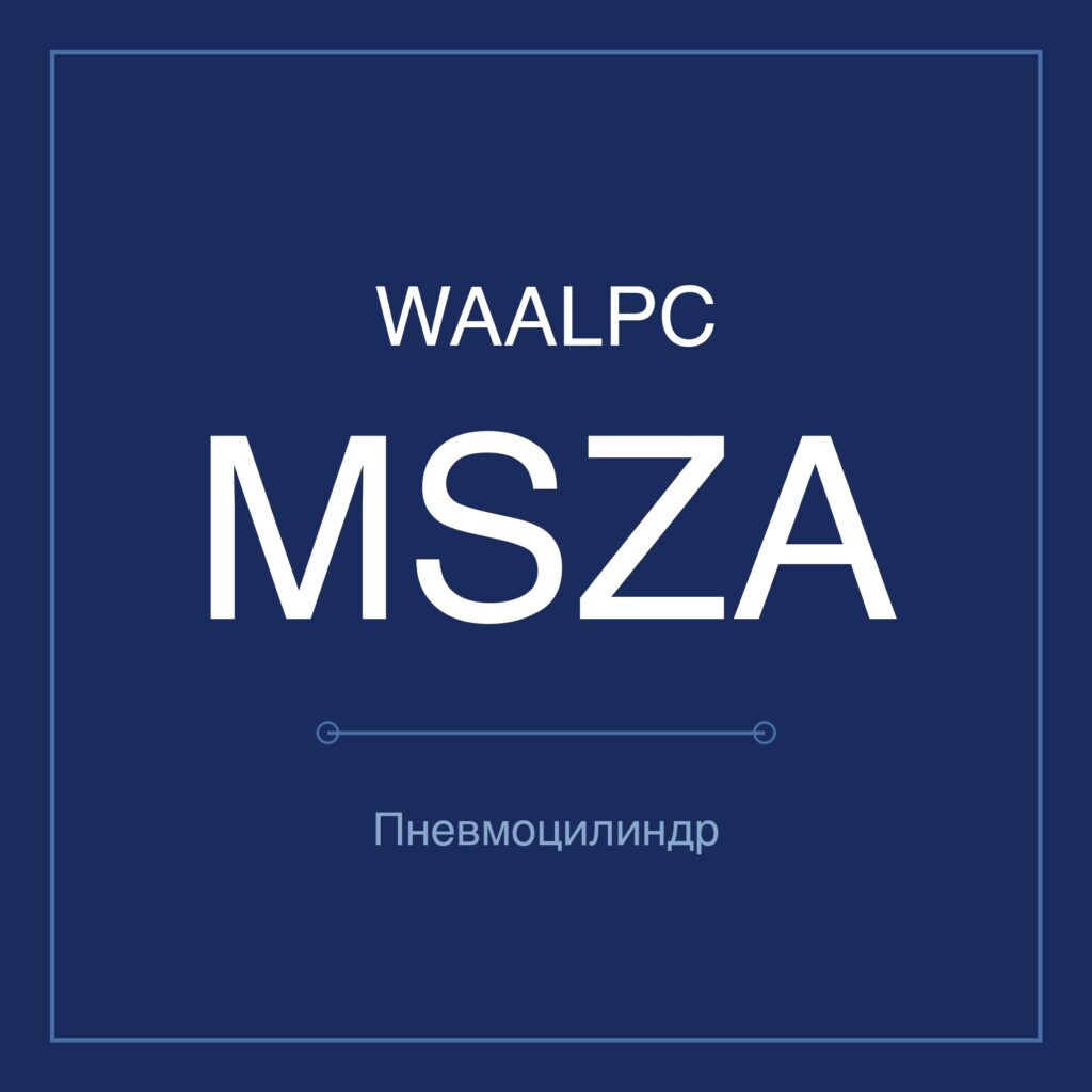 Поворотный пневмопривод MSZA — Ø10–50 мм WAALPC MSZA-10