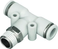 WAALPC Мини-фитинг прямой цанговый (резьба M3/M5/M6) WAALPC PB — Ø 4/6 мм, резьба 01/M3/M5/M6