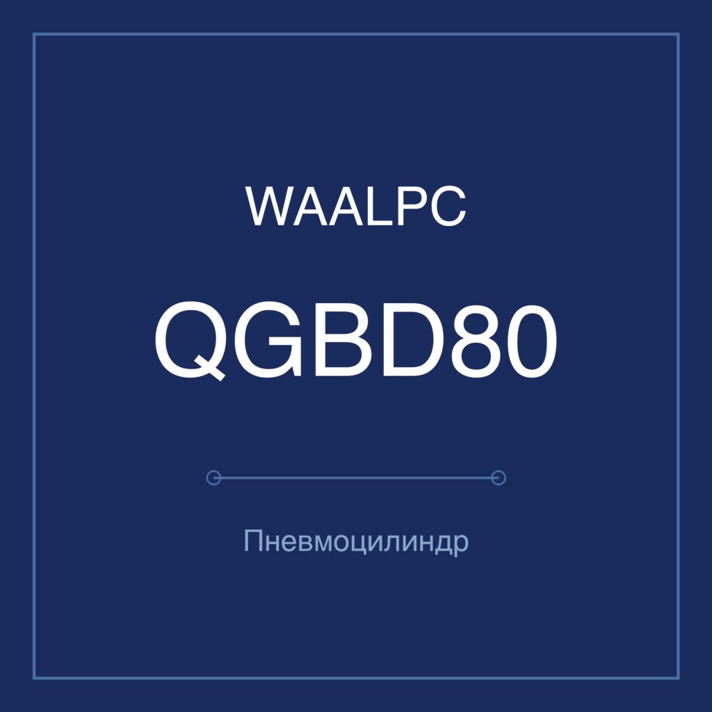Пневмоцилиндр специальный QGBD80 — Ø40S;50S мм WAALPC QGBD80-40