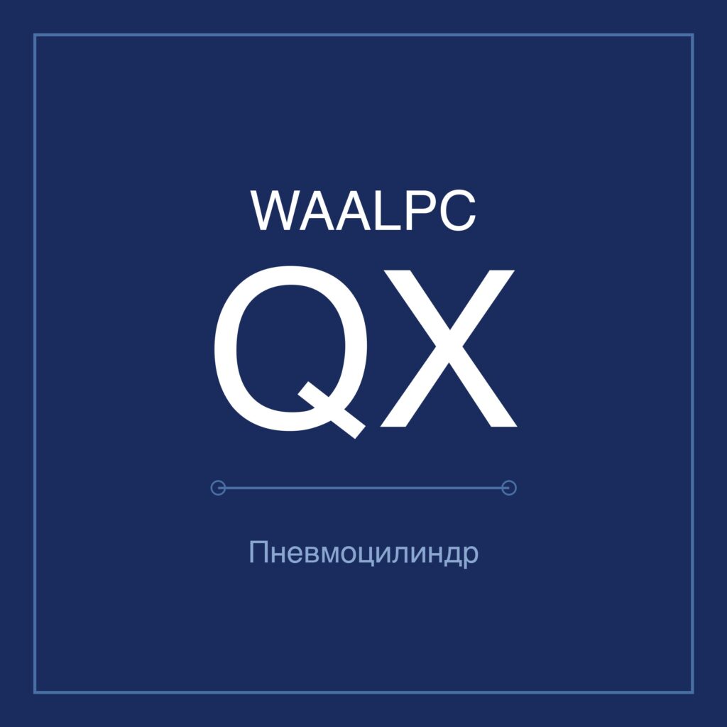 Стопорный пневмоцилиндр QX — Ø2–8 мм WAALPC QX-1S