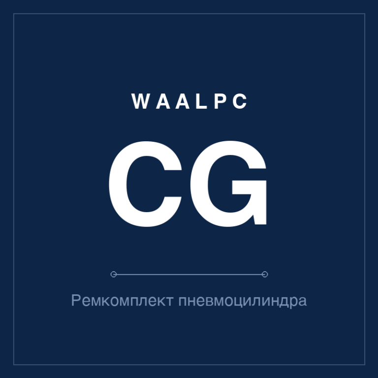 Ремкомплект (уплотнения) пневмоцилиндра CG