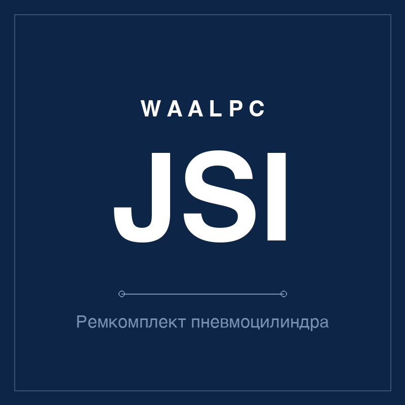 Ремкомплект (уплотнения) пневмоцилиндра JSI WAALPC JSI-KIT