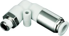 WAALPC Фитинг угловой 90° цанговый (нерж.) WAALPC SPL — Ø 4/6/8/10 мм, резьба 01/02