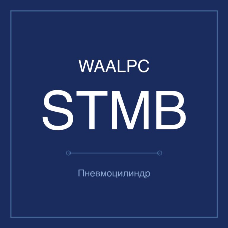 Пневмоцилиндр с двумя штоками STMB — Ø10–25 мм, ход 25–300 мм