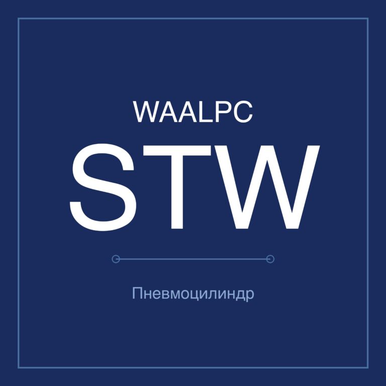 Пневмоцилиндр с двумя штоками STW — Ø10–32 мм, ход 25–250 мм