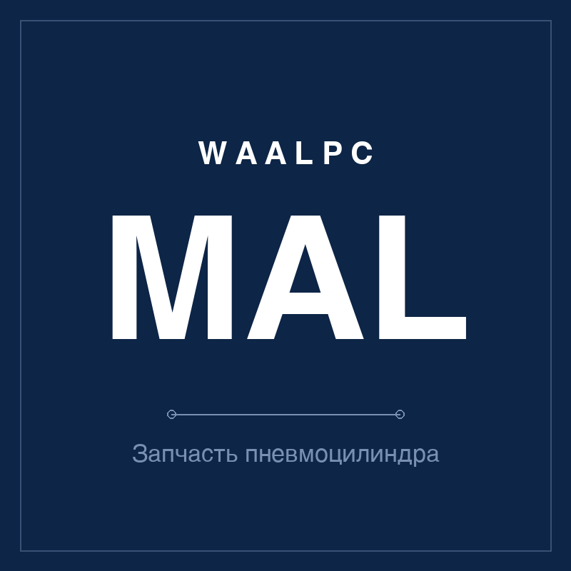 Запчасть пневмоцилиндра MAL WAALPC MAL-SP