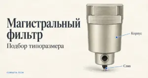 SMC AFF — магистральный фильтр: как подобрать типоразмер